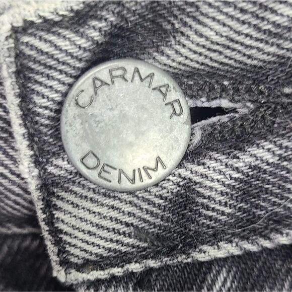 Carmar Women's Distressed Darkwash Jeans Size 25 - Picture 5 of 5